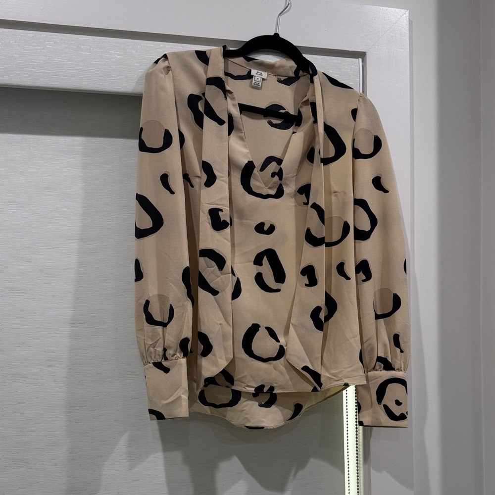 Leopard Print Blouse